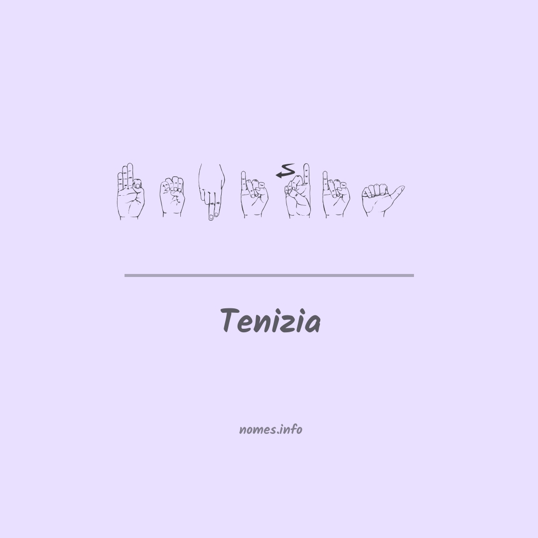 Tenizia em Libras