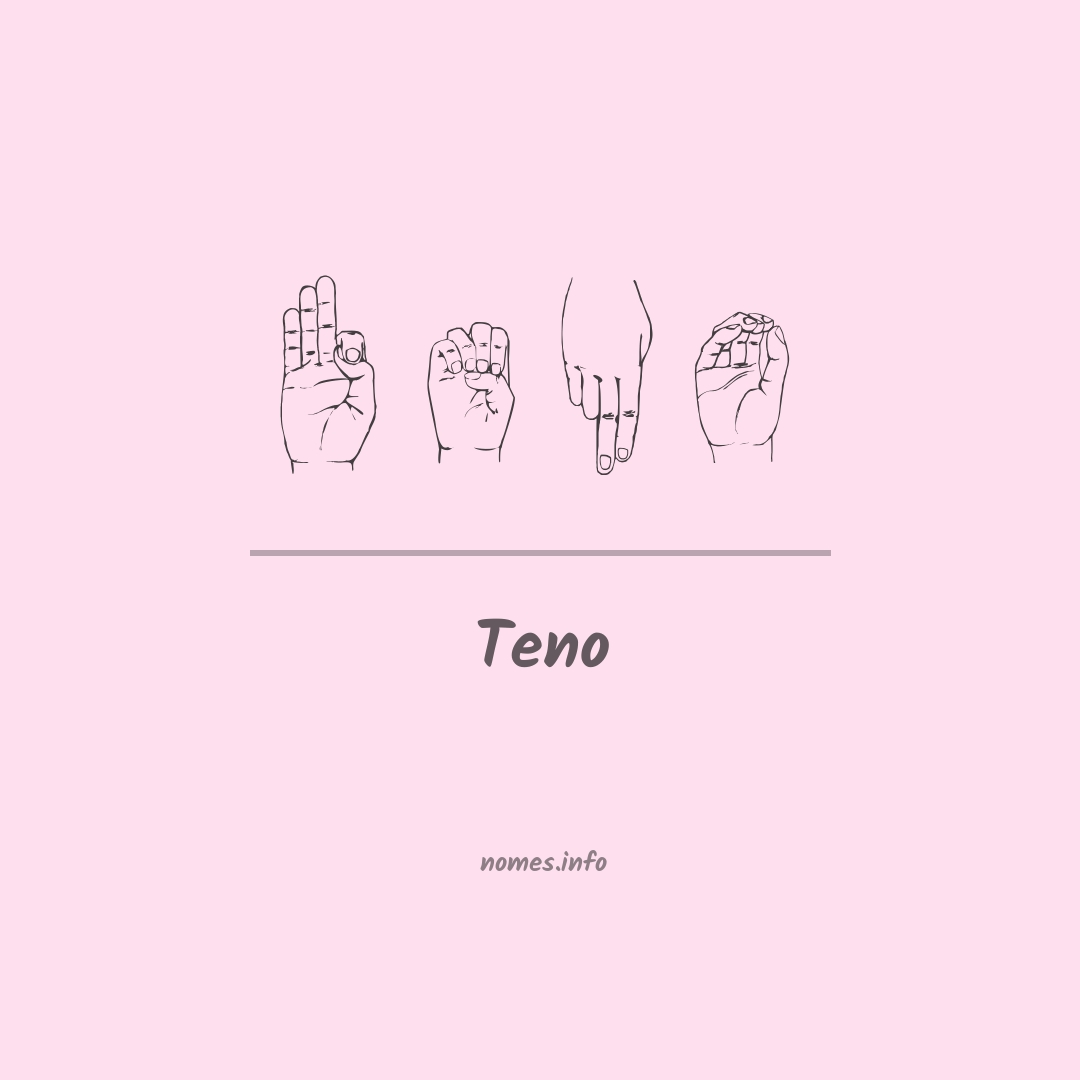 Teno em Libras