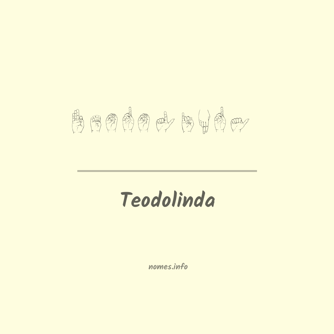 Teodolinda em Libras