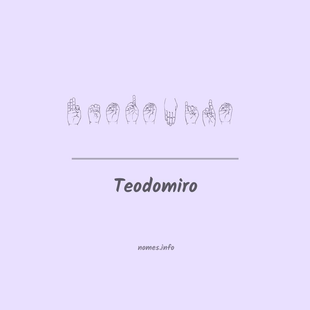 Teodomiro em Libras