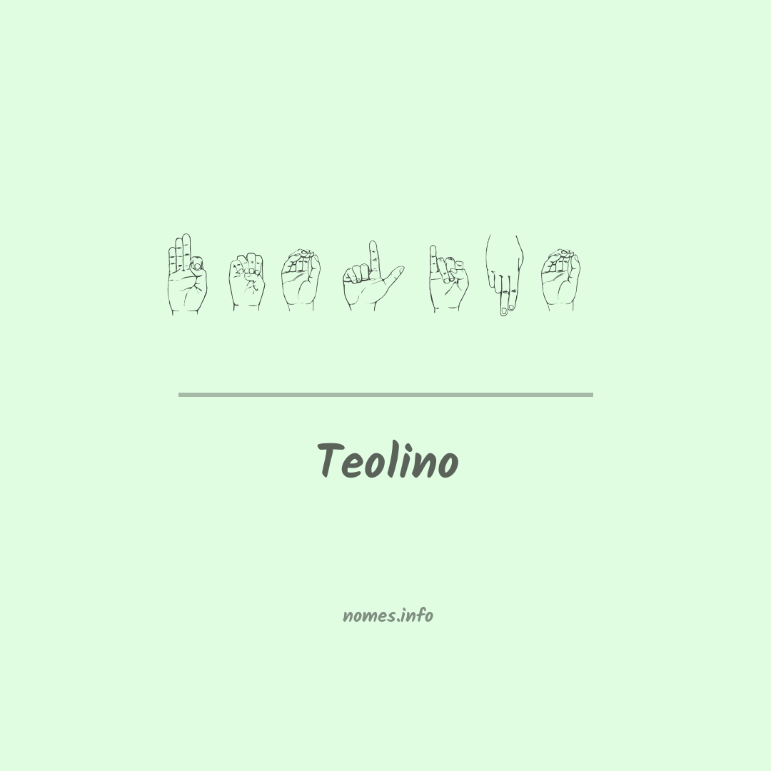 Teolino em Libras
