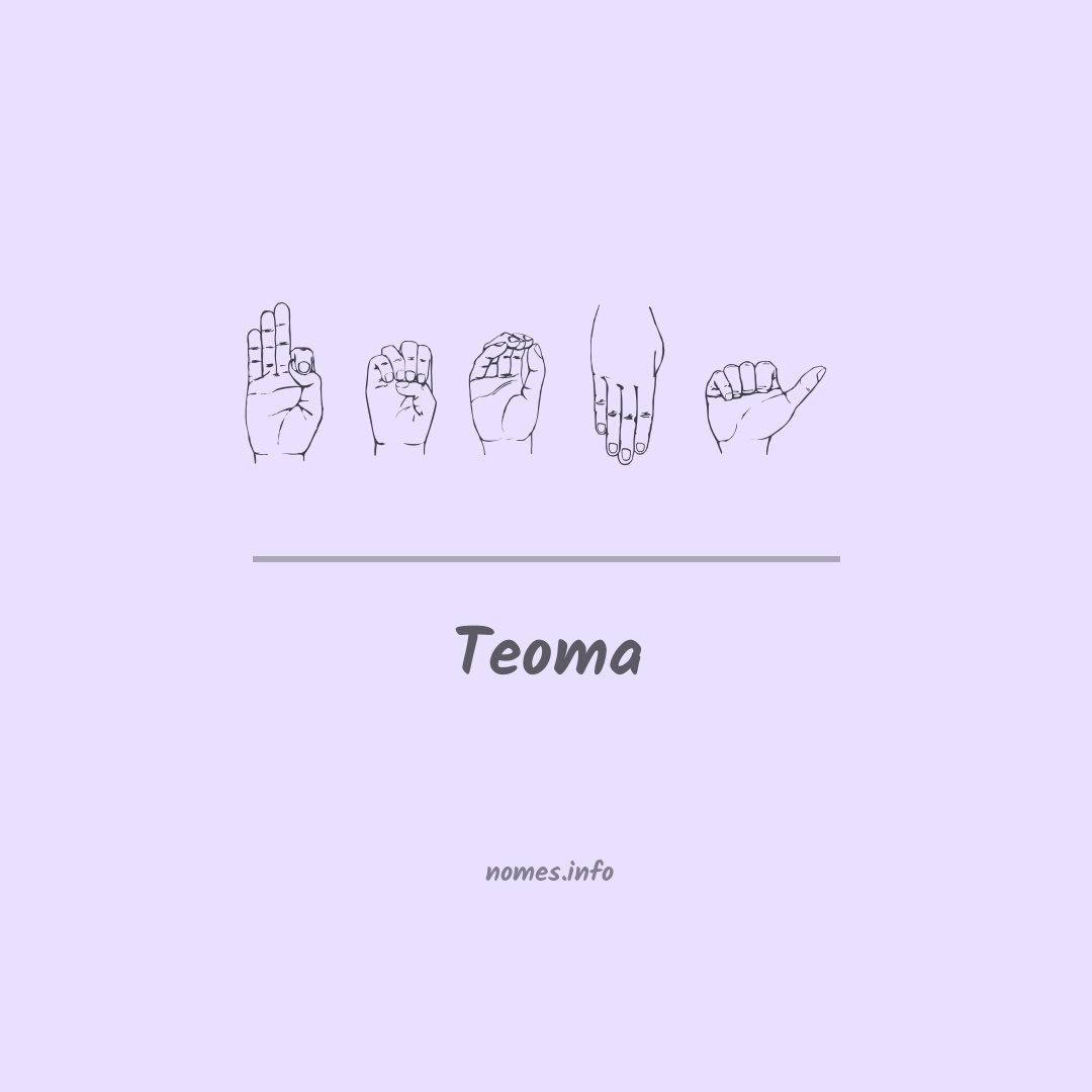 Teoma em Libras