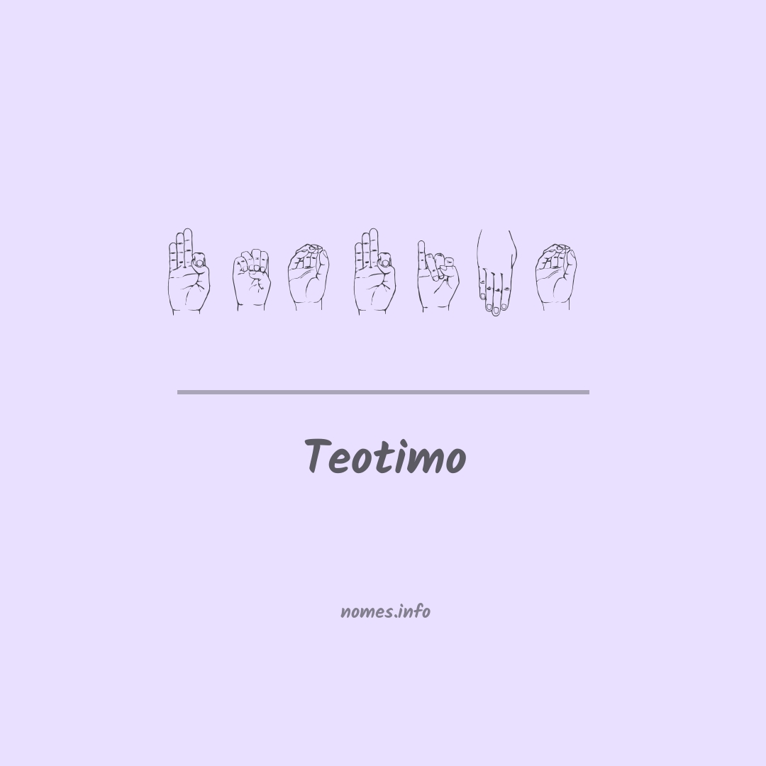 Teotimo em Libras