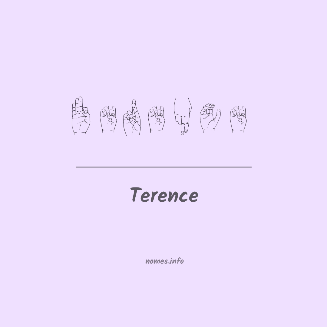 Terence em Libras