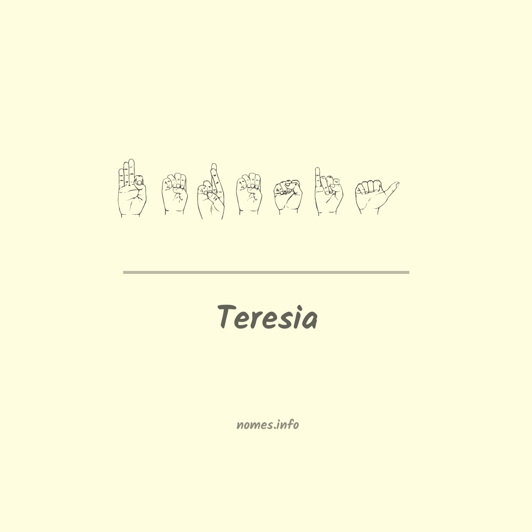 Teresia em Libras