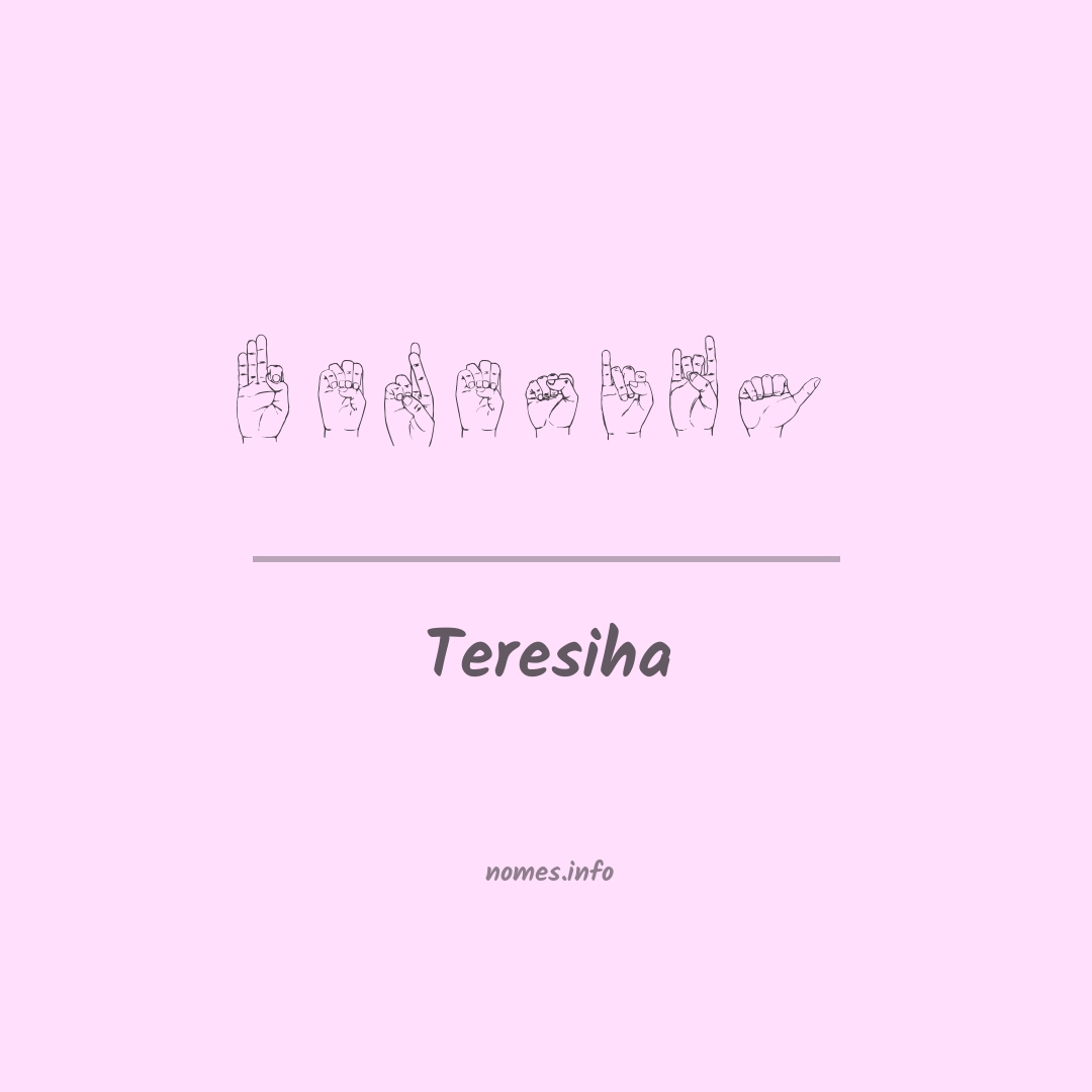 Teresiha em Libras