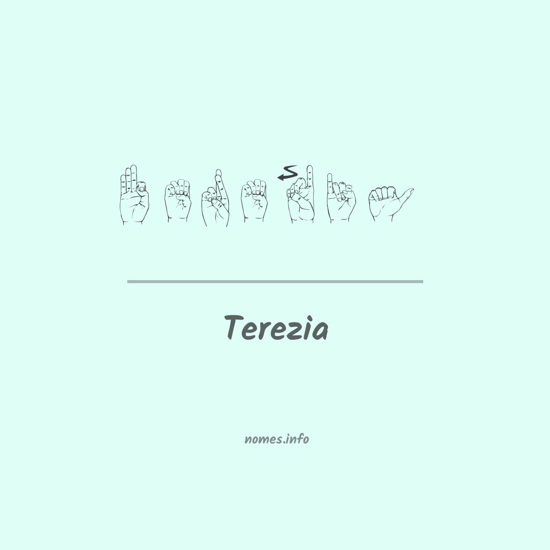 Terezia em Libras