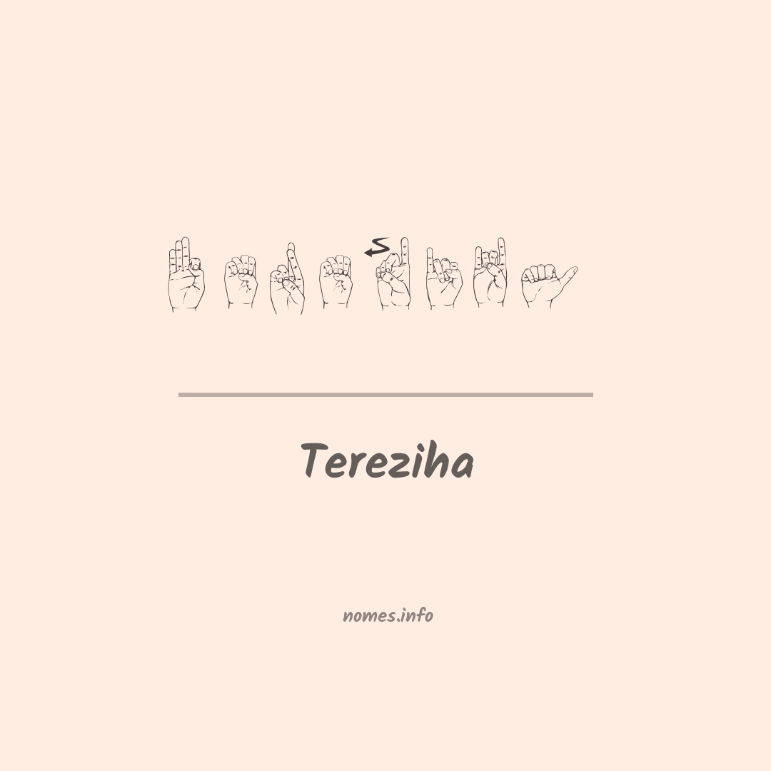 Tereziha em Libras