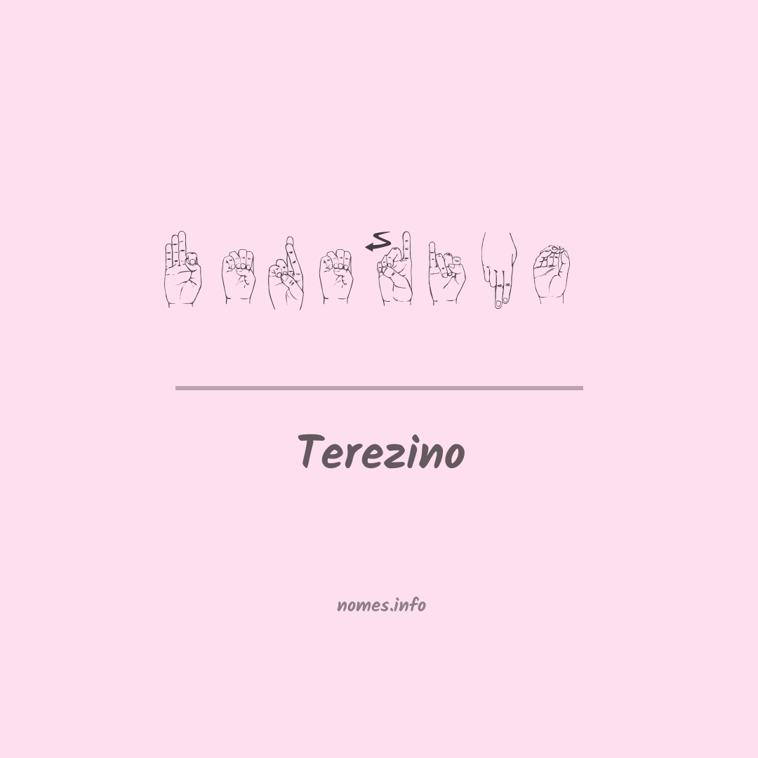 Terezino em Libras