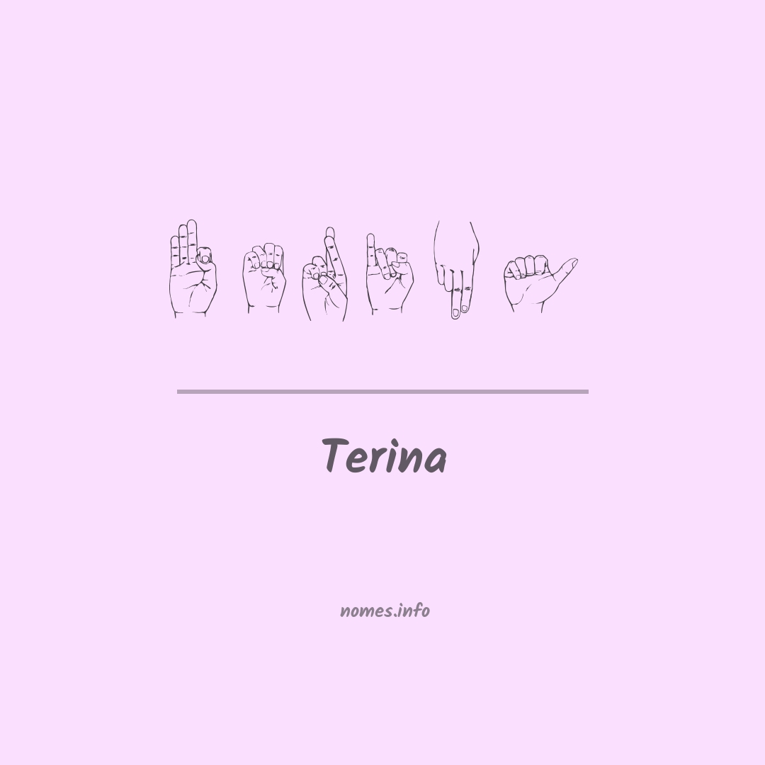Terina em Libras