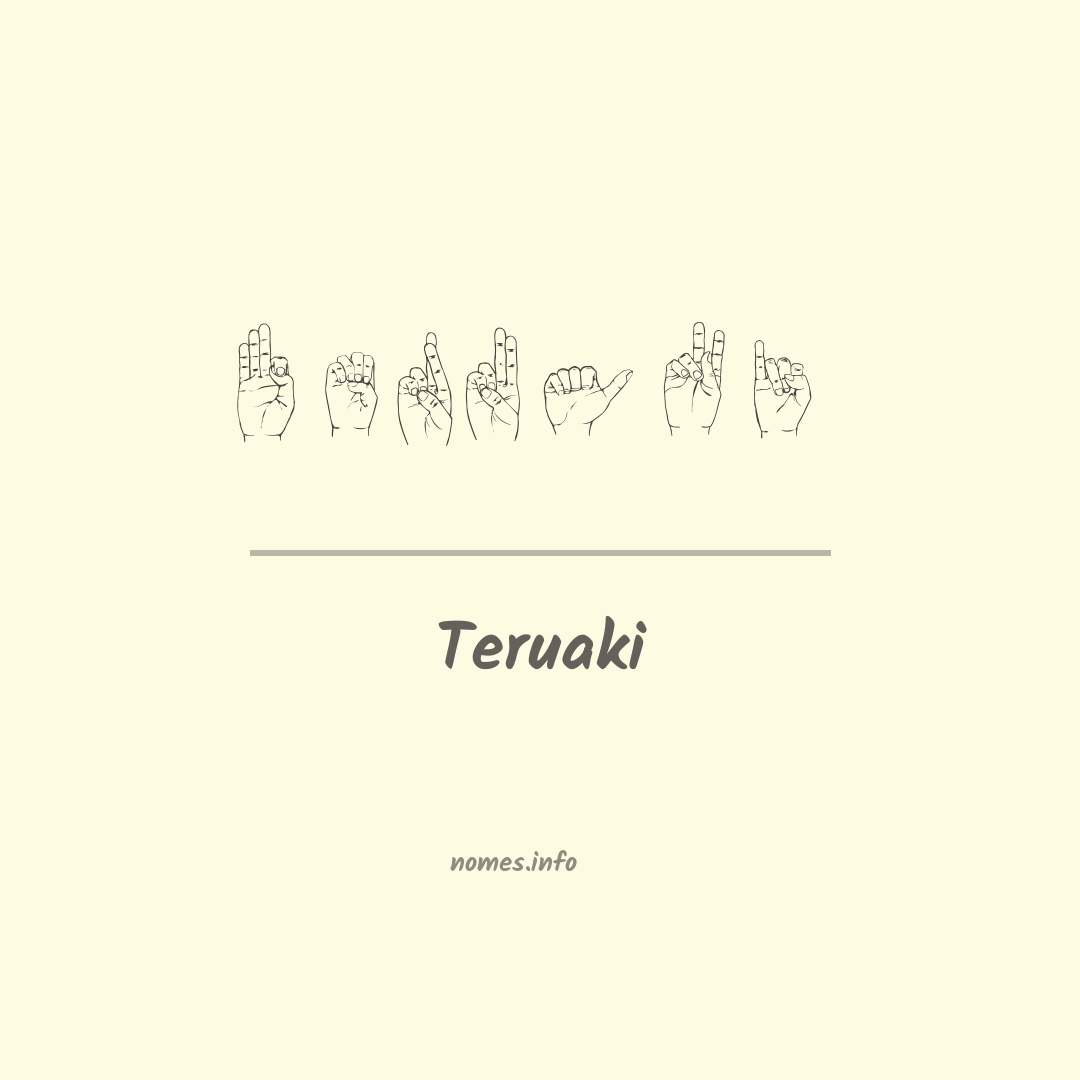 Teruaki em Libras
