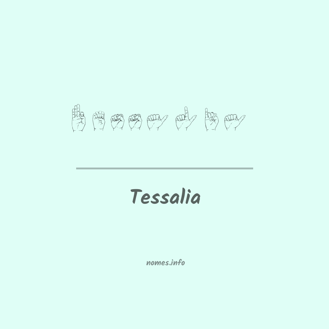Tessalia em Libras