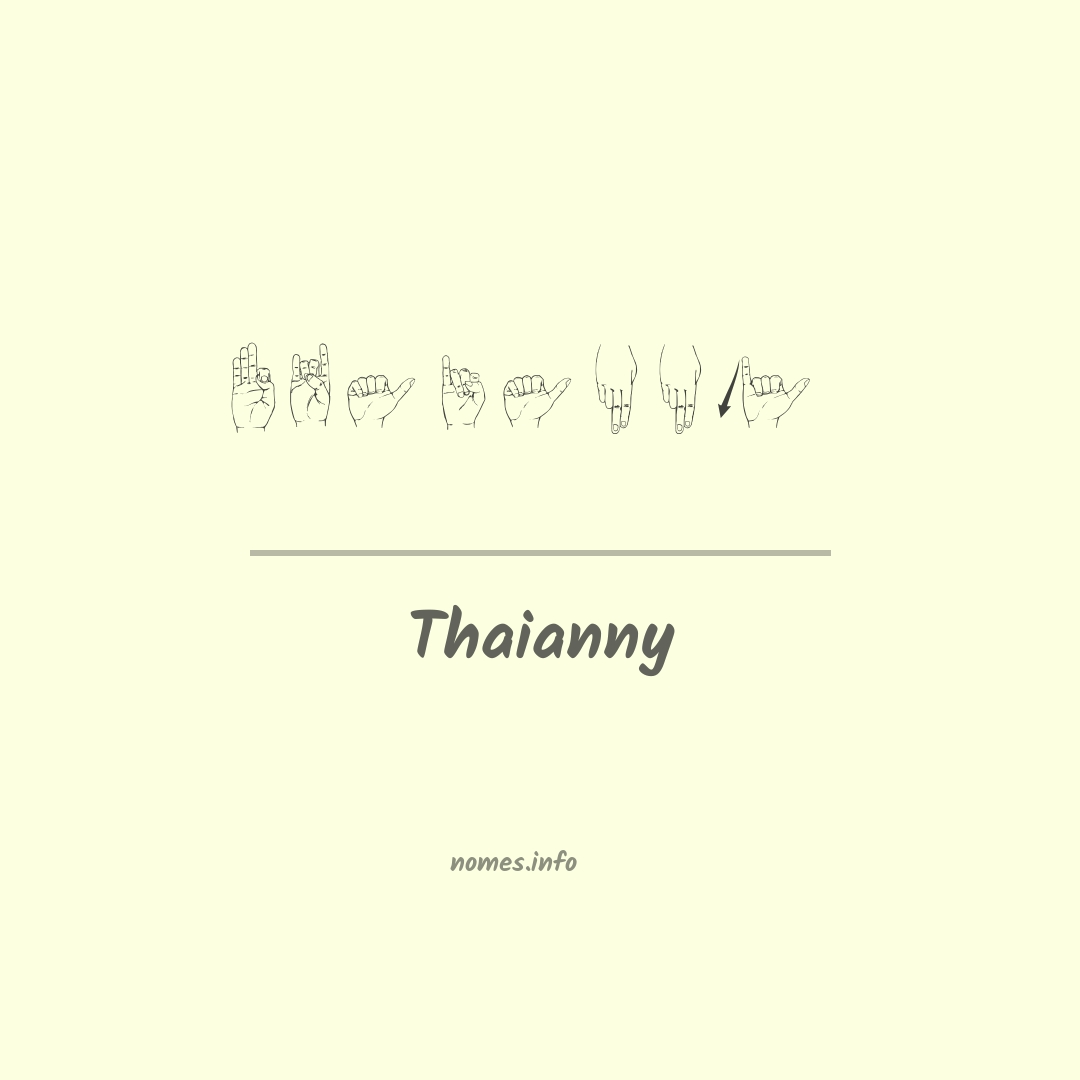 Thaianny em Libras