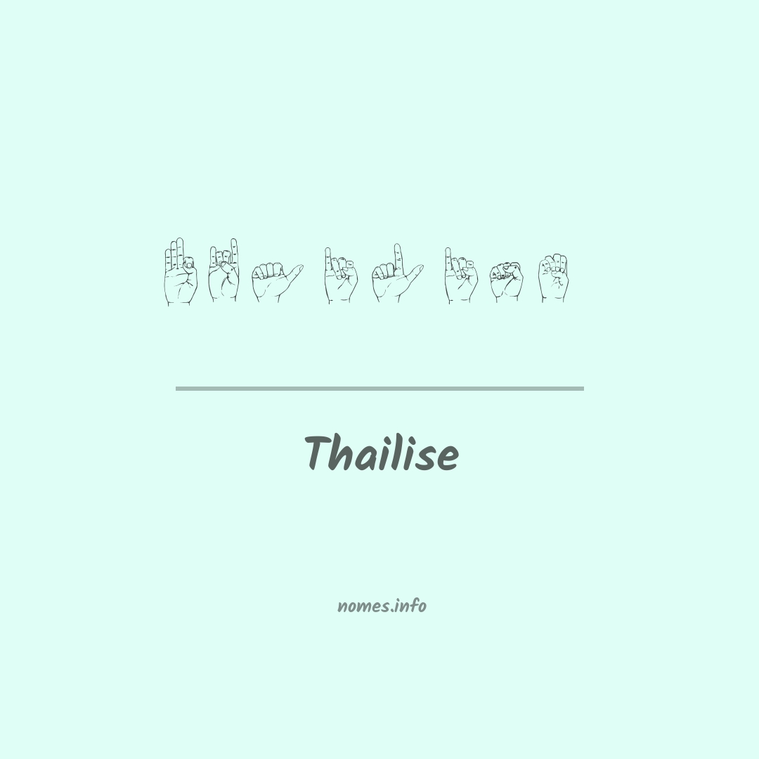 Thailise em Libras