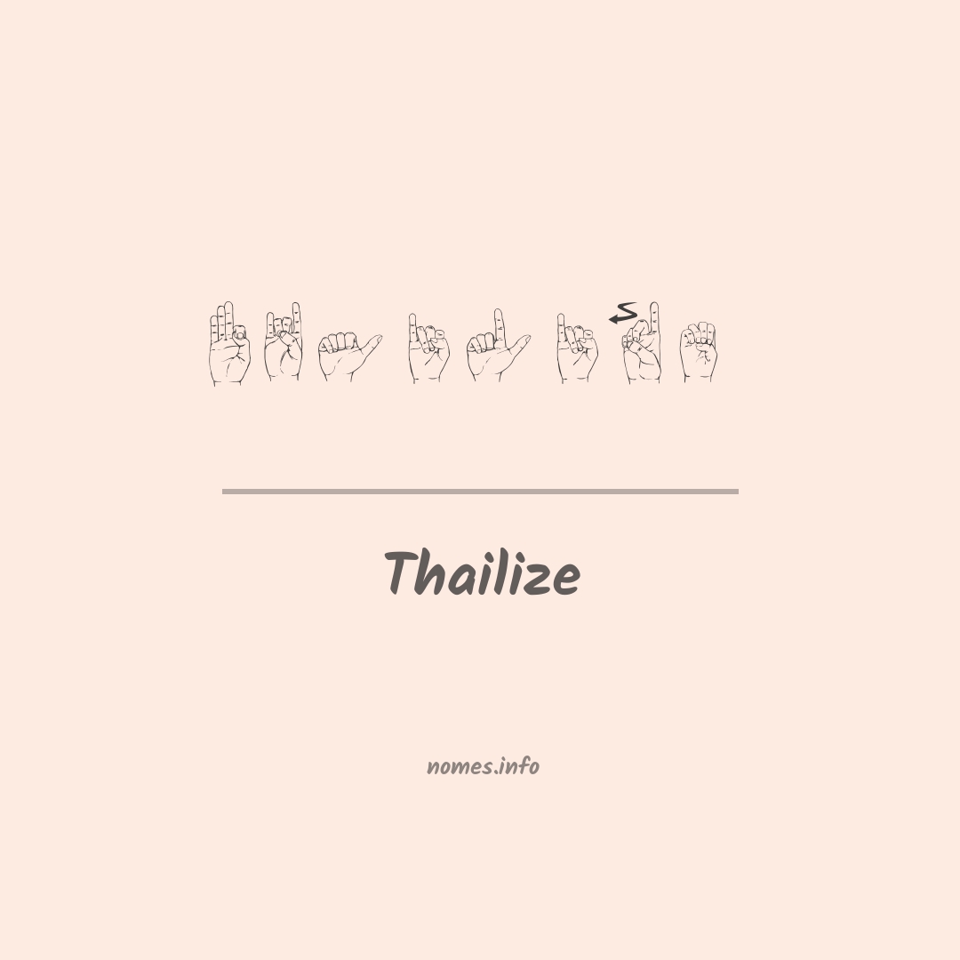 Thailize em Libras