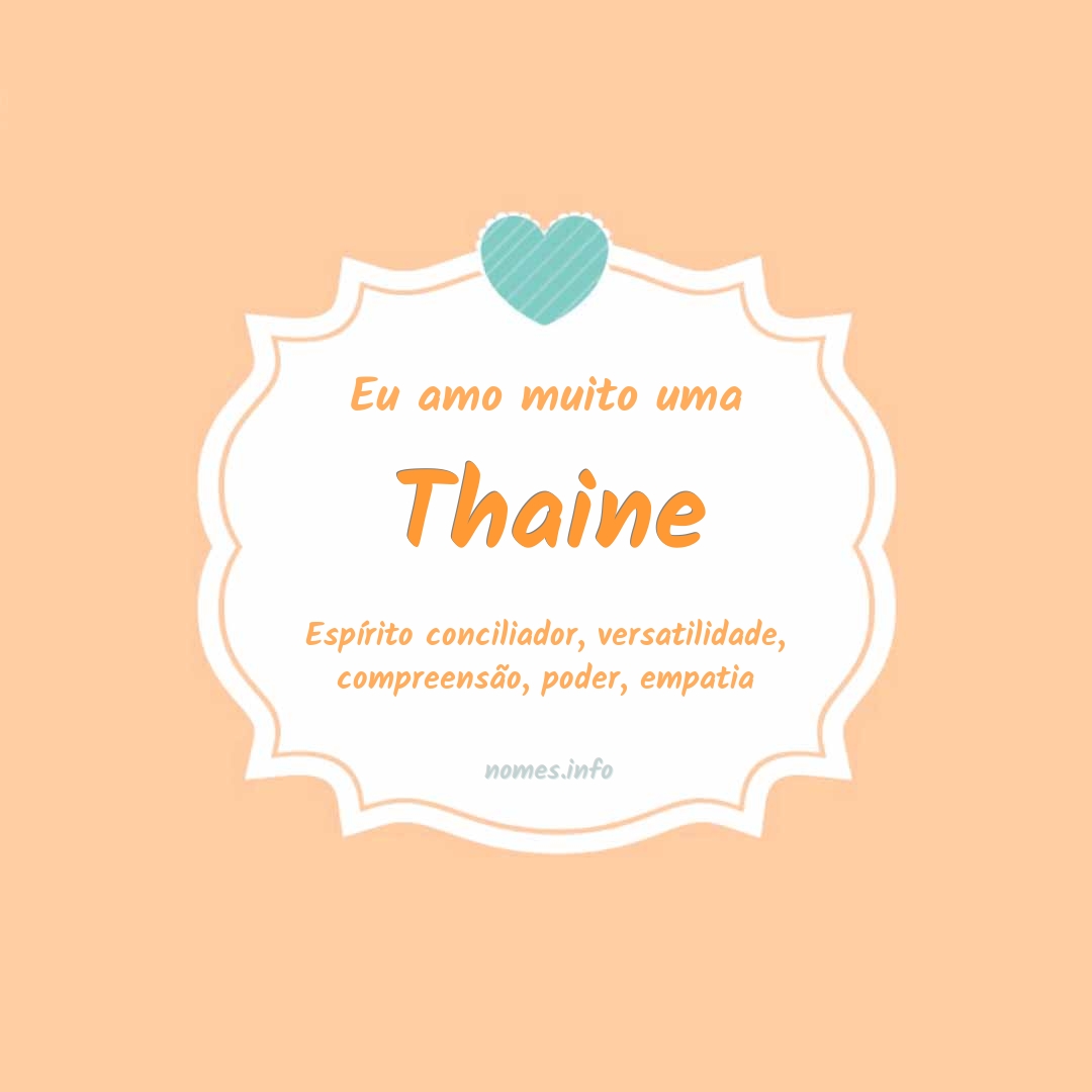 Eu amo muito Thaine Eu amo muito Thaine