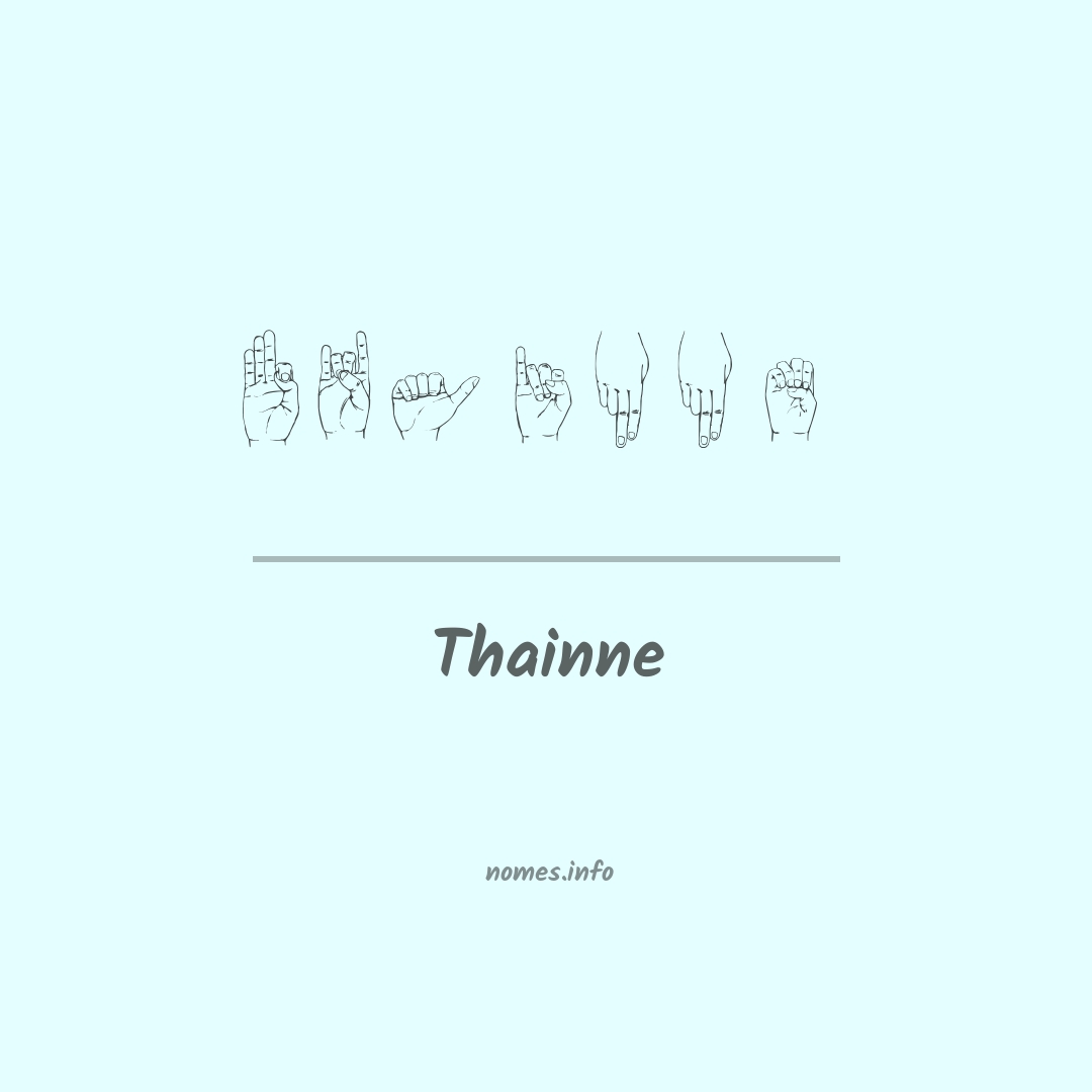 Thainne em Libras Thainne em Libras