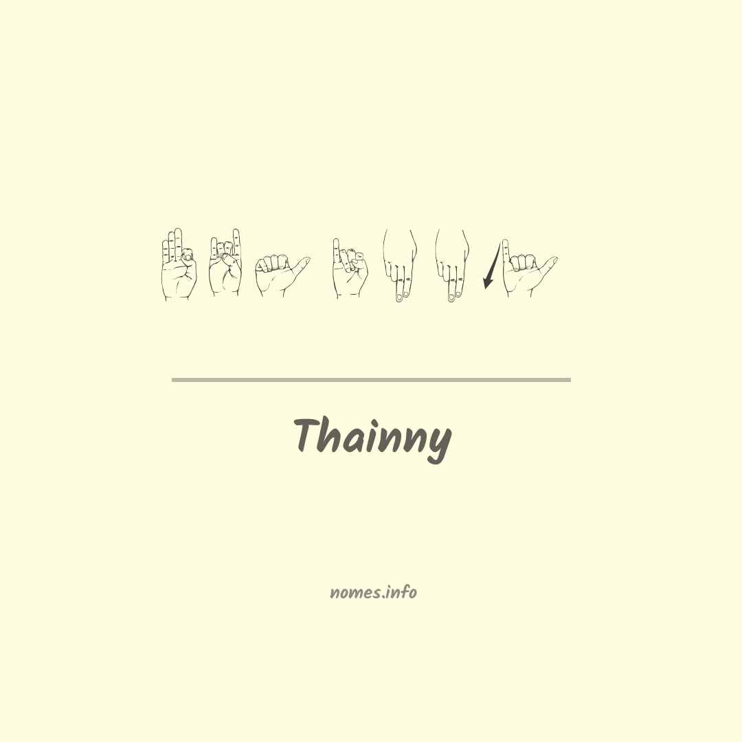 Thainny em Libras