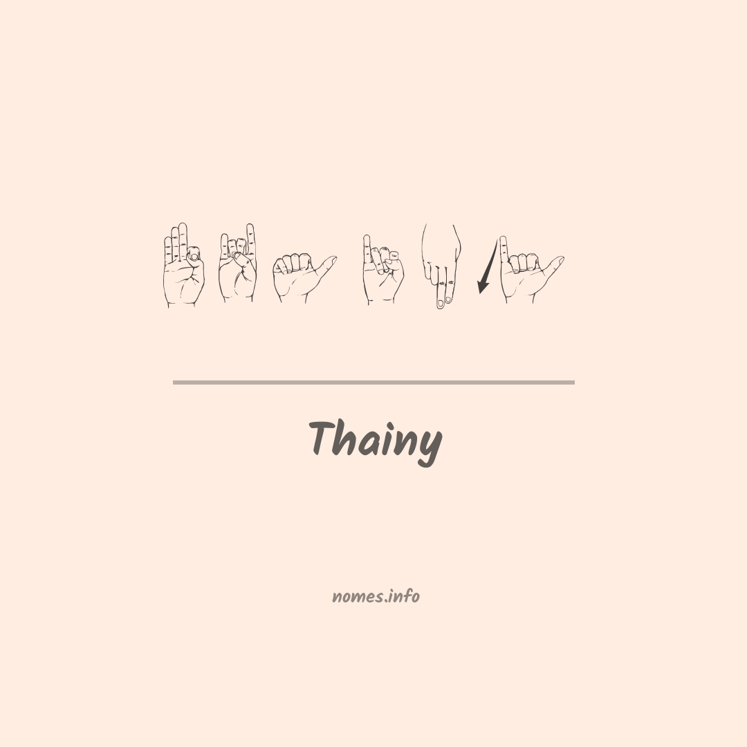 Thainy em Libras