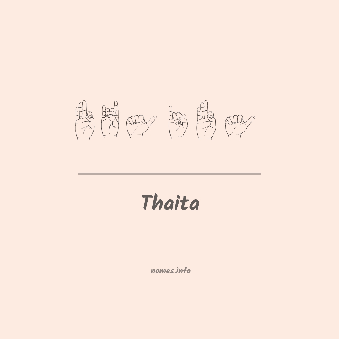 Thaita em Libras
