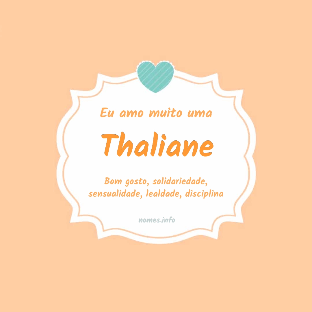 Eu amo muito Thaliane Eu amo muito Thaliane