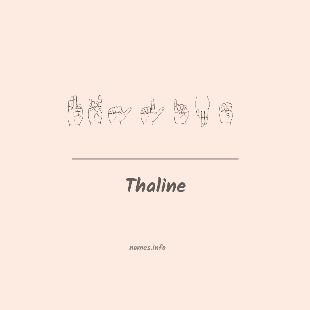 Thaline em Libras