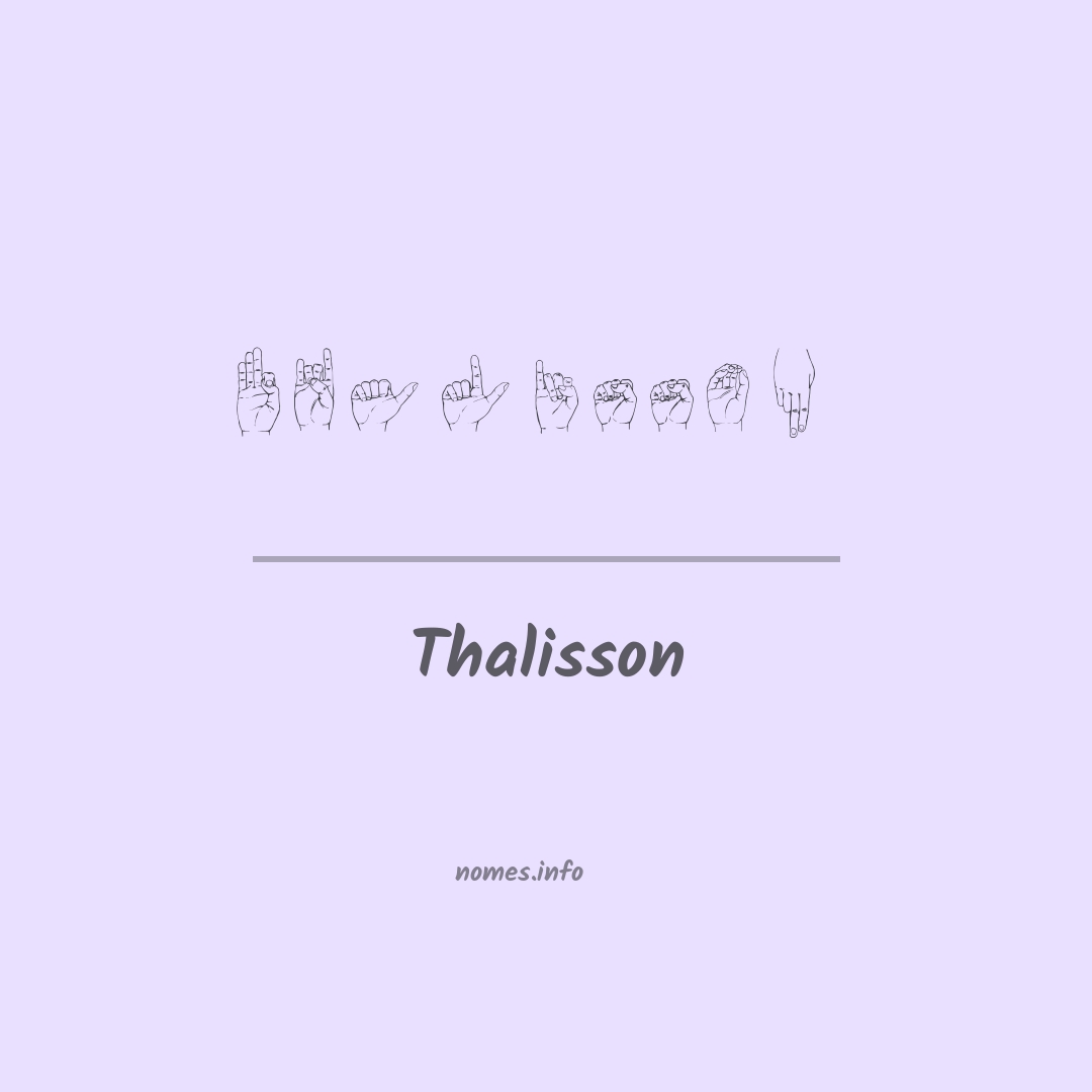 Thalisson em Libras