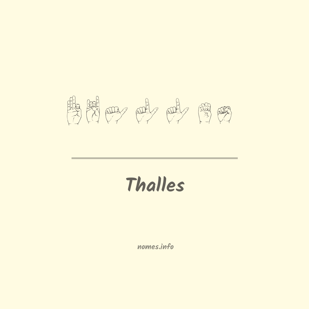 Thalles em Libras