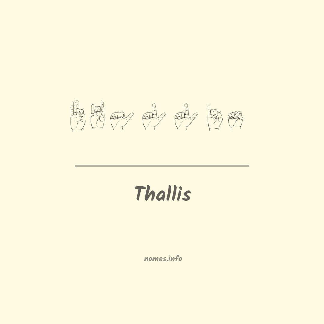 Thallis em Libras