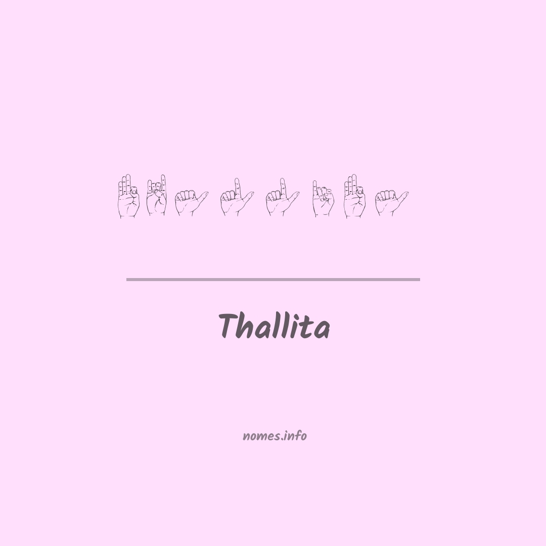 Thallita em Libras