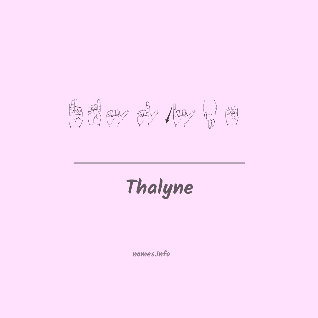 Thalyne em Libras
