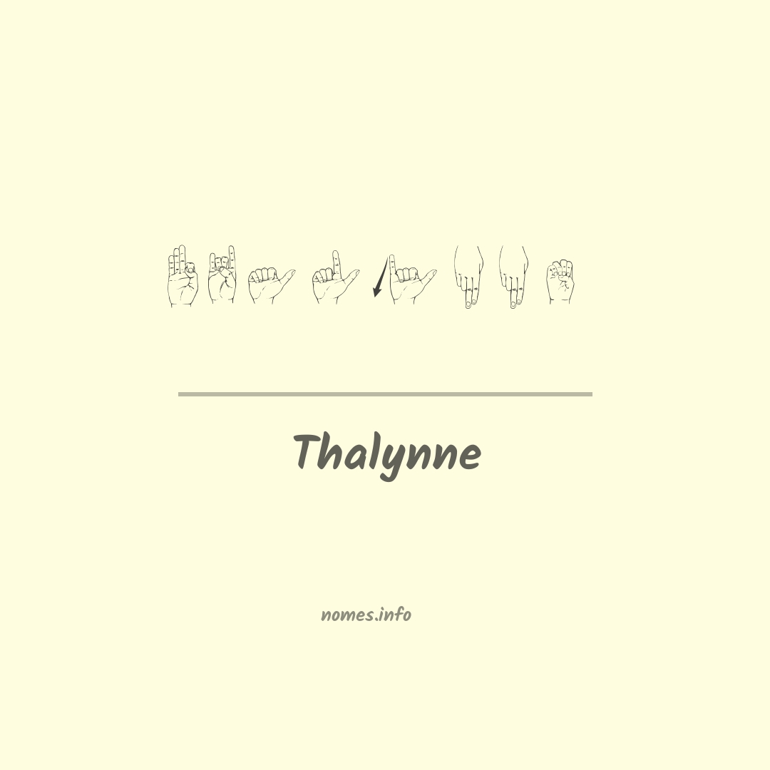 Thalynne em Libras