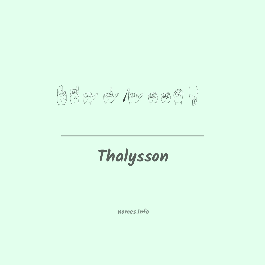 Thalysson em Libras