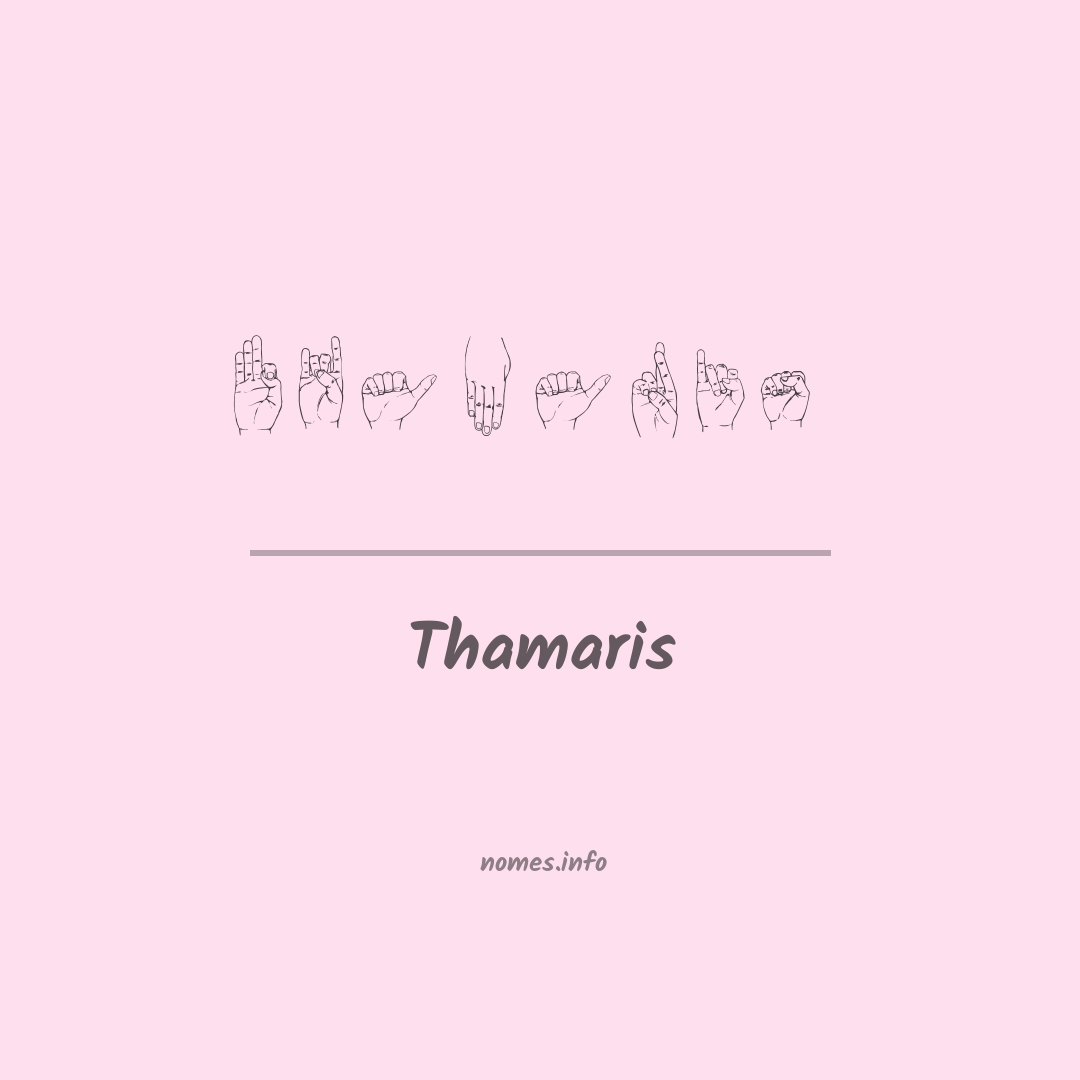 Thamaris em Libras