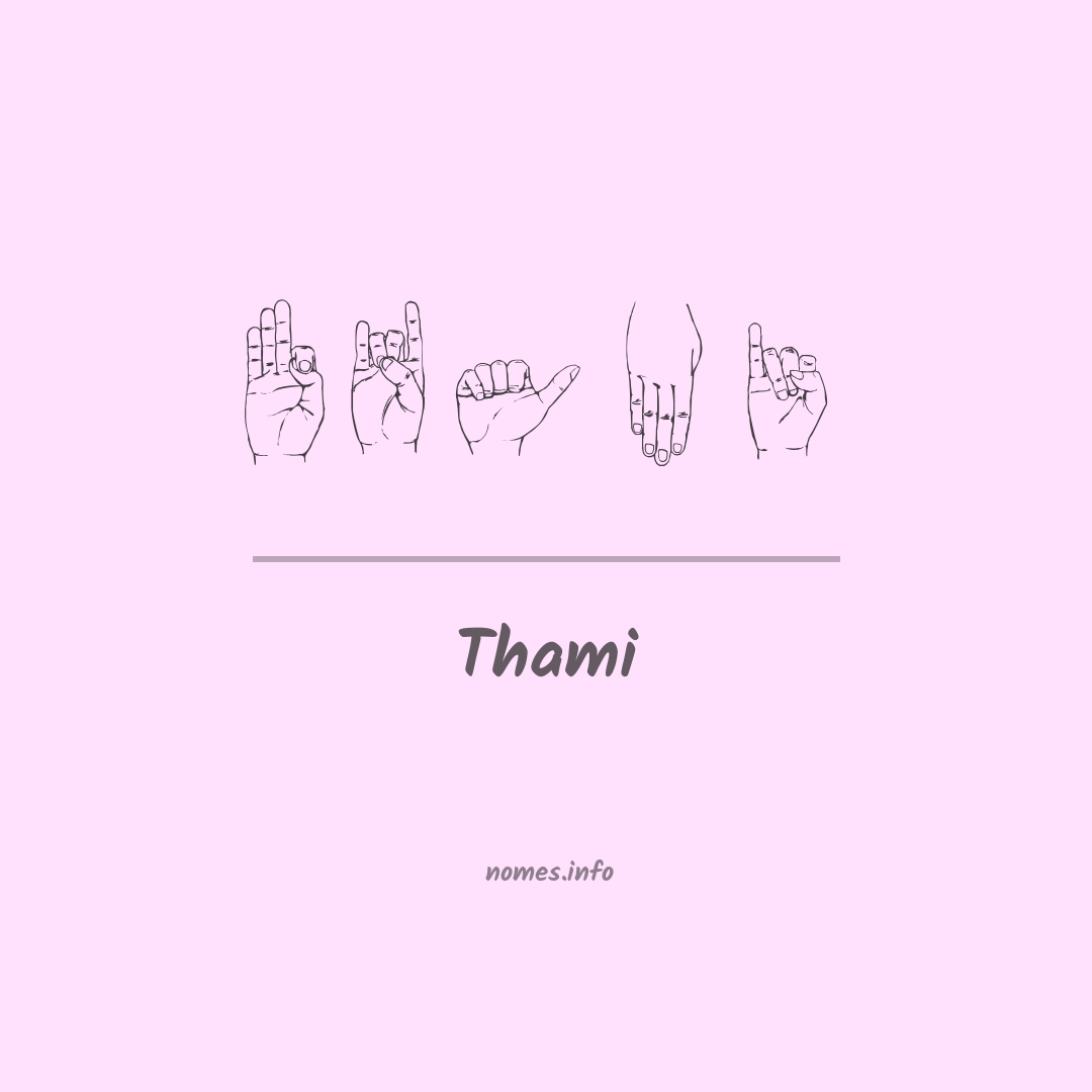 Thami em Libras Thami em Libras