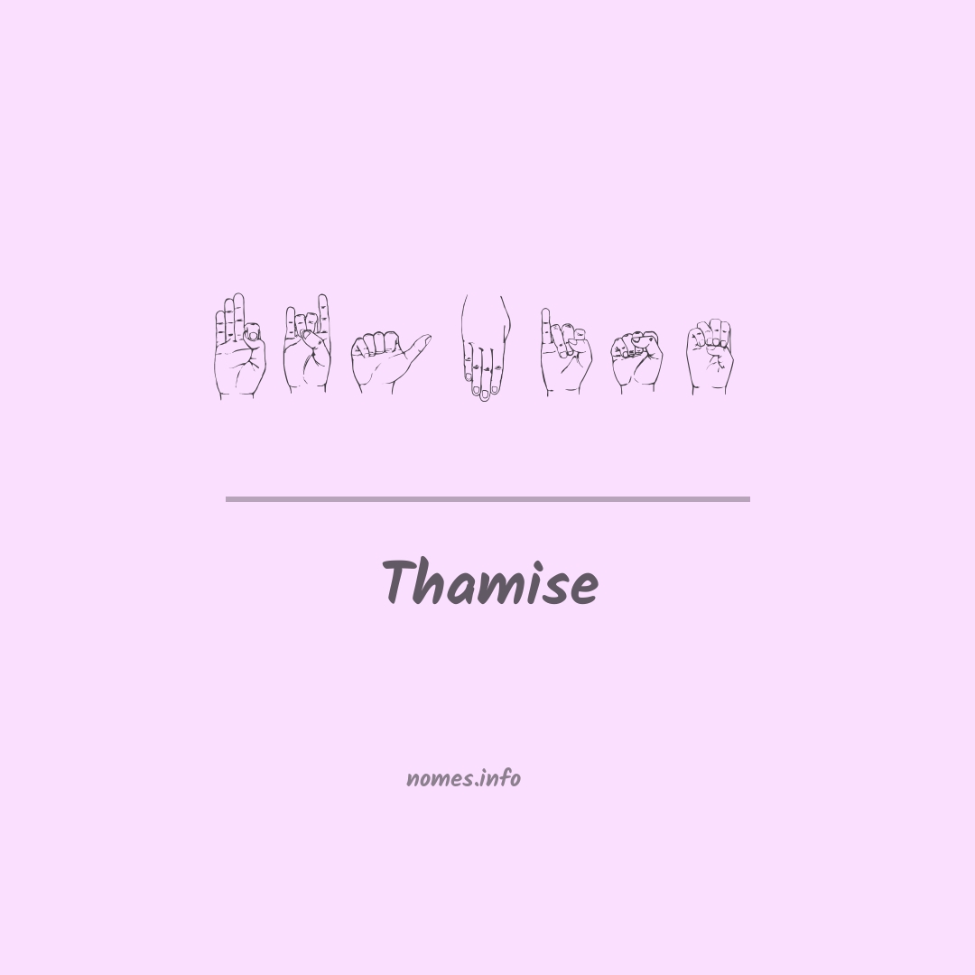 Thamise em Libras