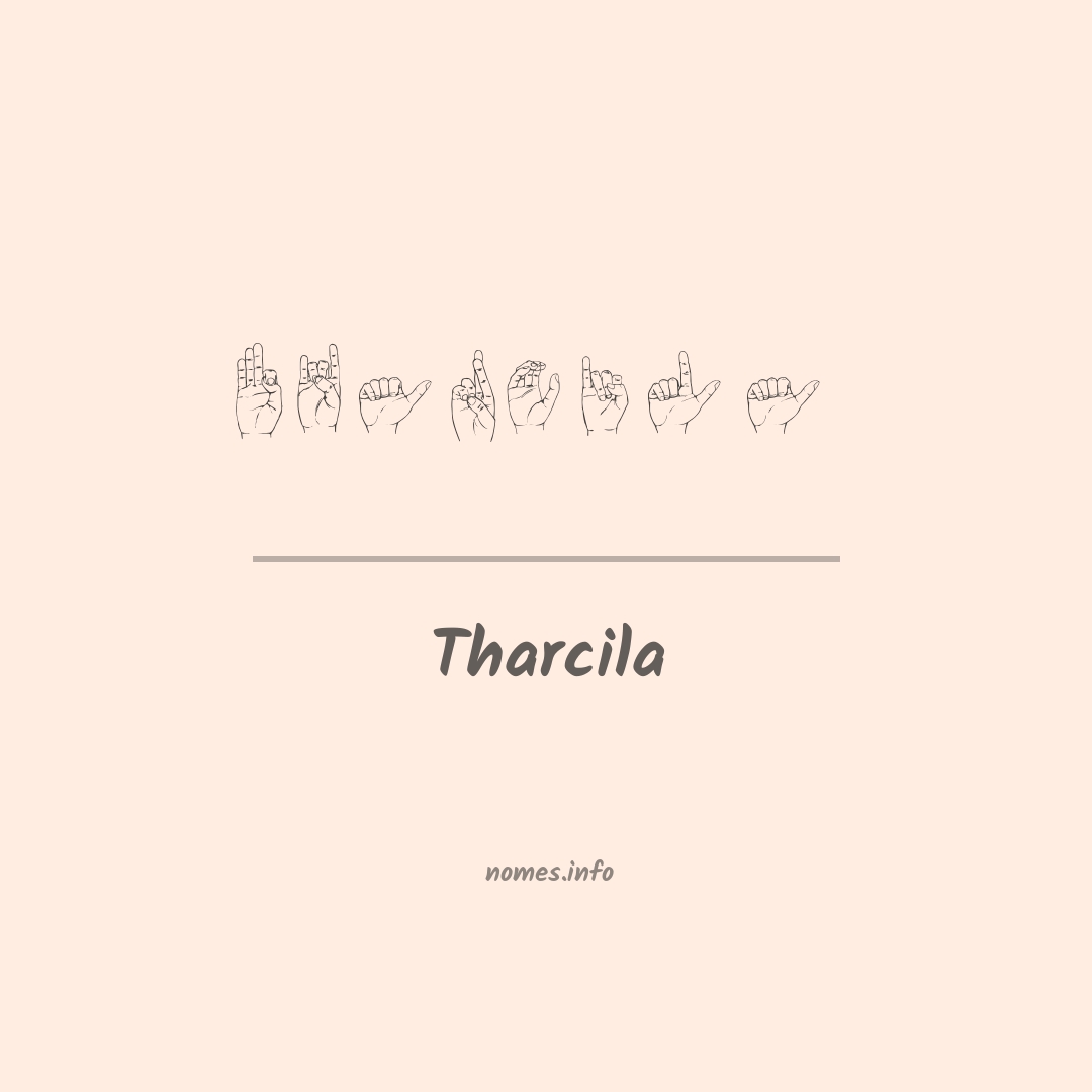 Tharcila em Libras