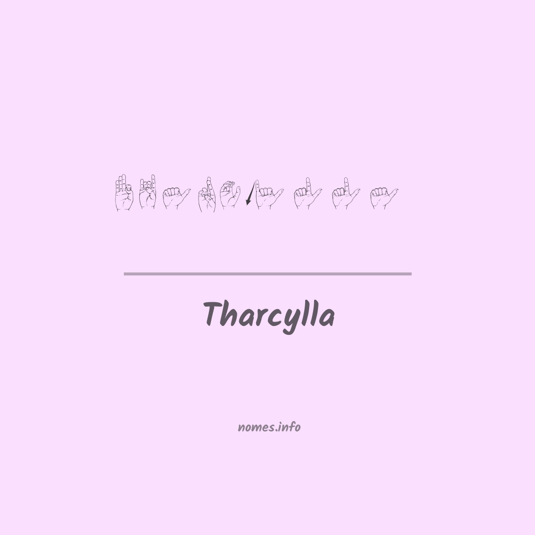 Tharcylla em Libras