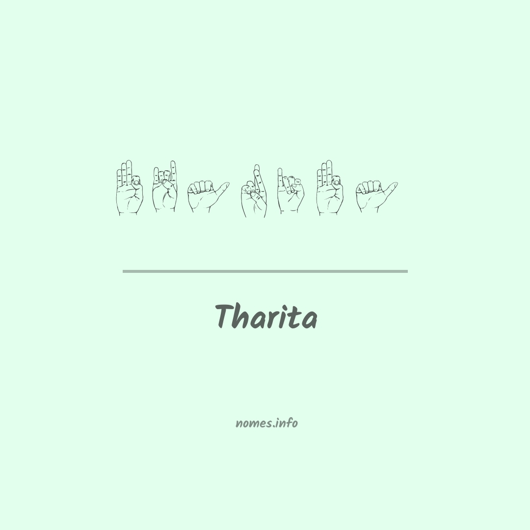 Tharita em Libras