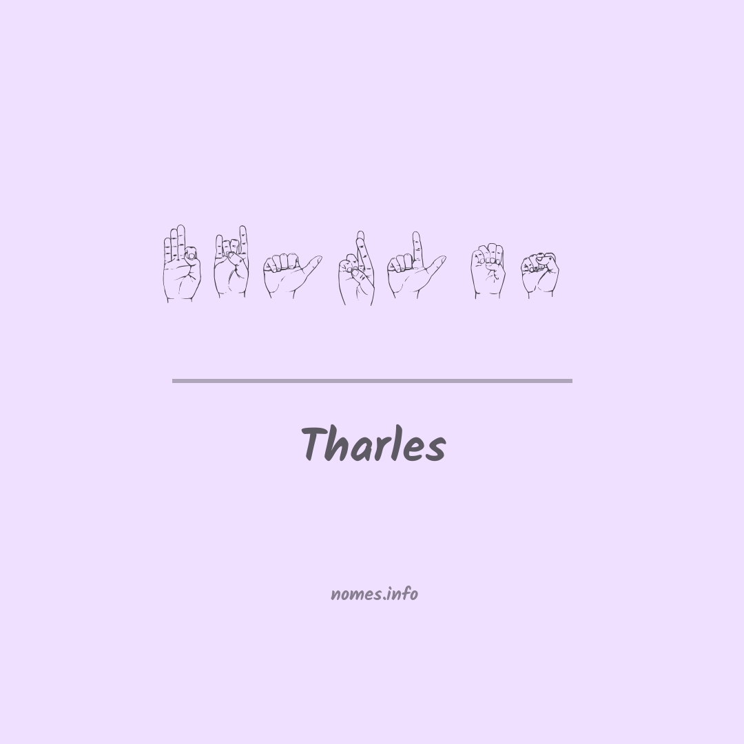 Tharles em Libras