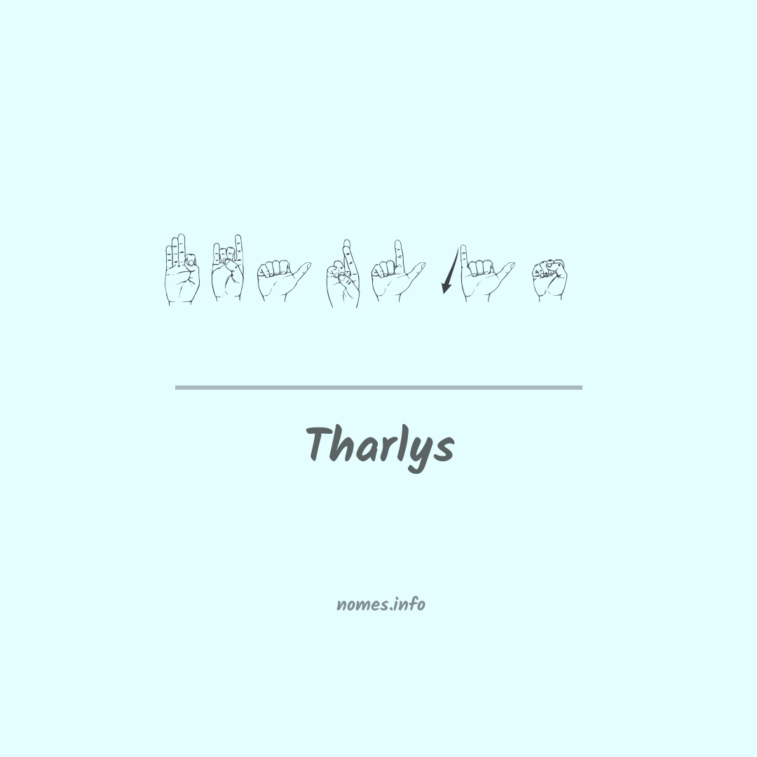 Tharlys em Libras