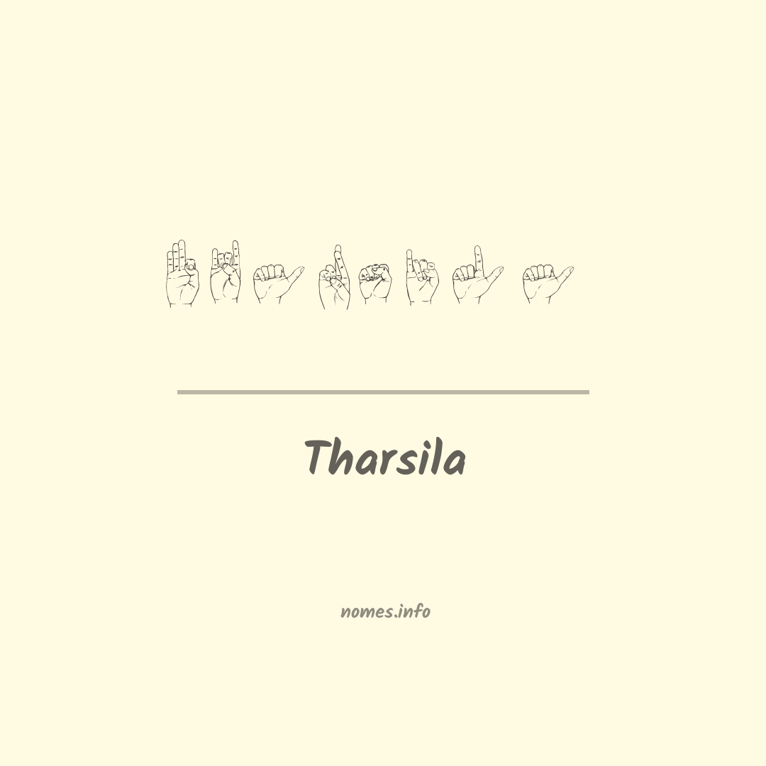 Tharsila em Libras