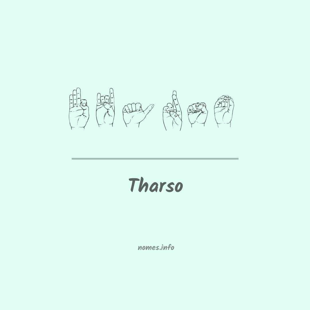 Tharso em Libras