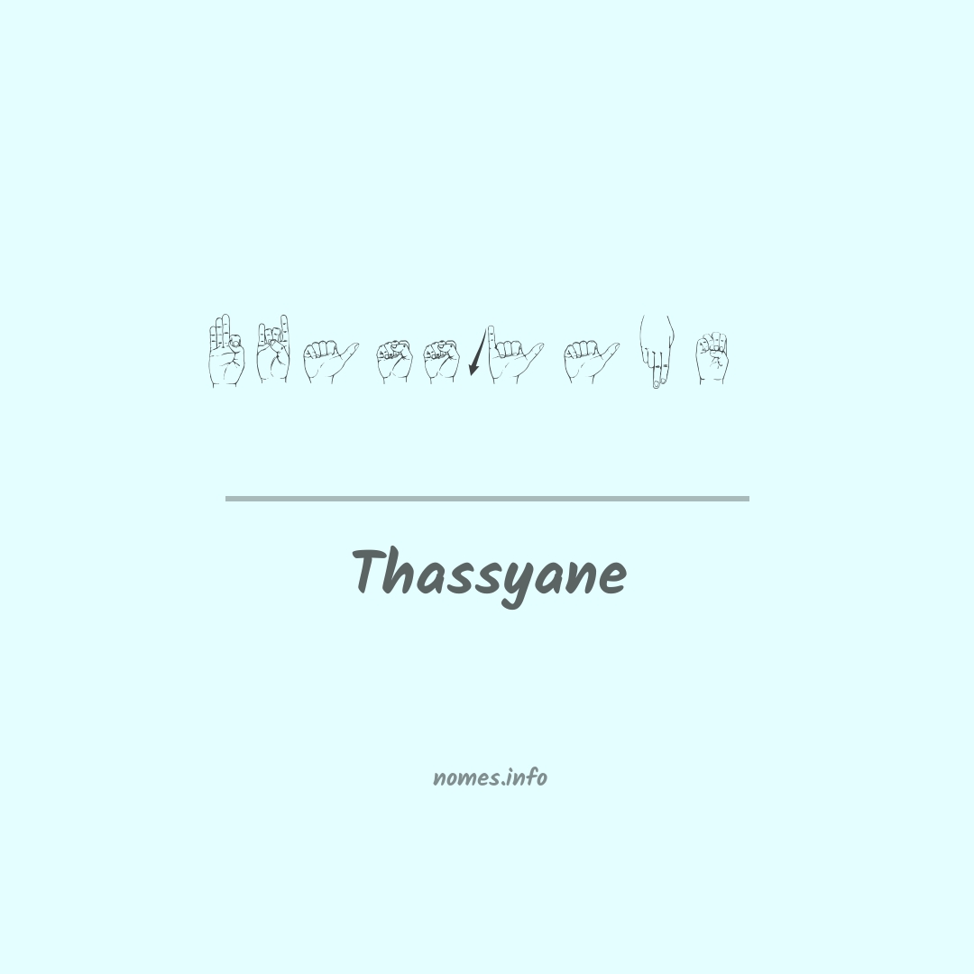 Thassyane em Libras