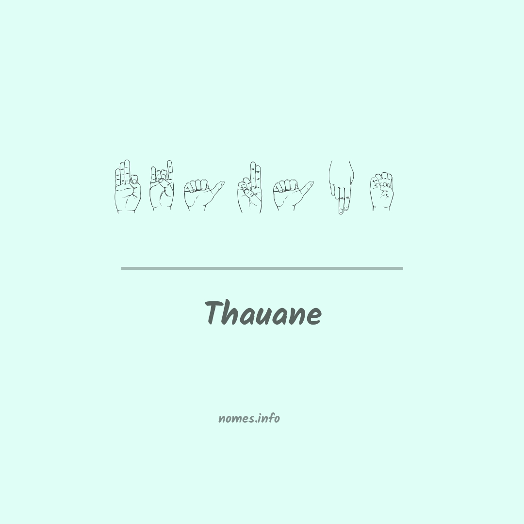 Thauane em Libras