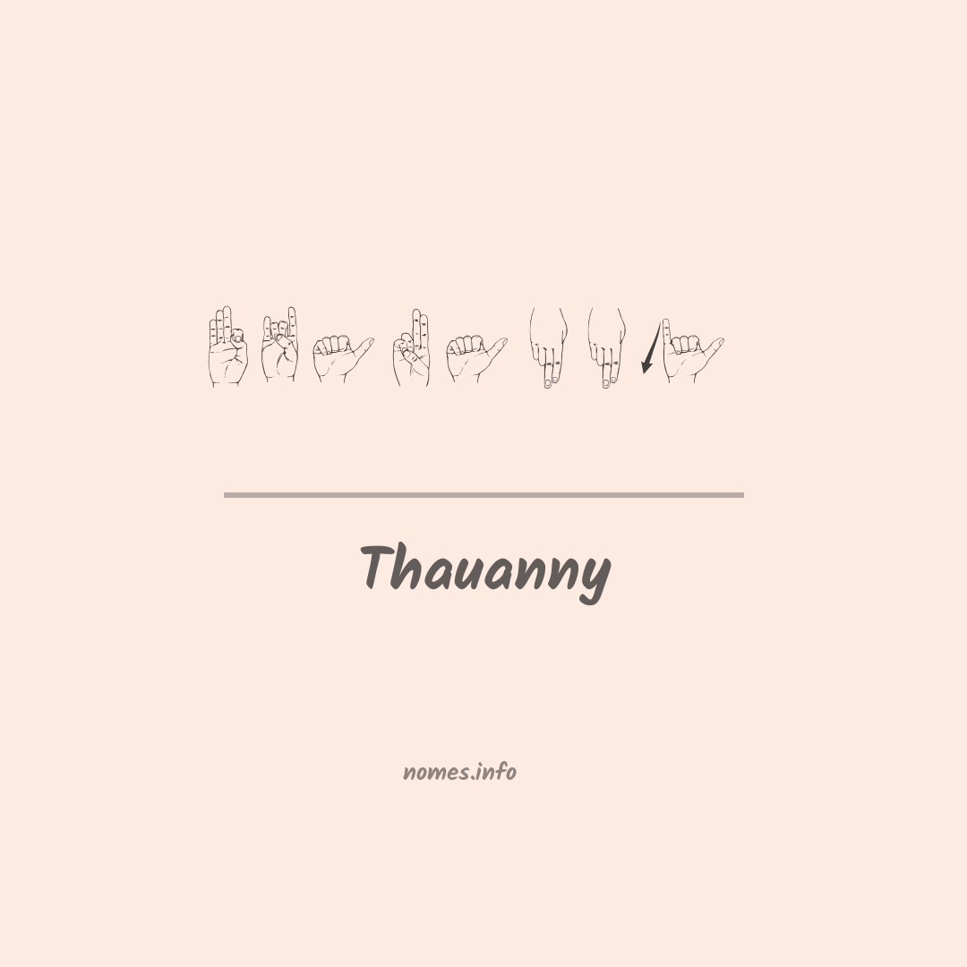 Thauanny em Libras