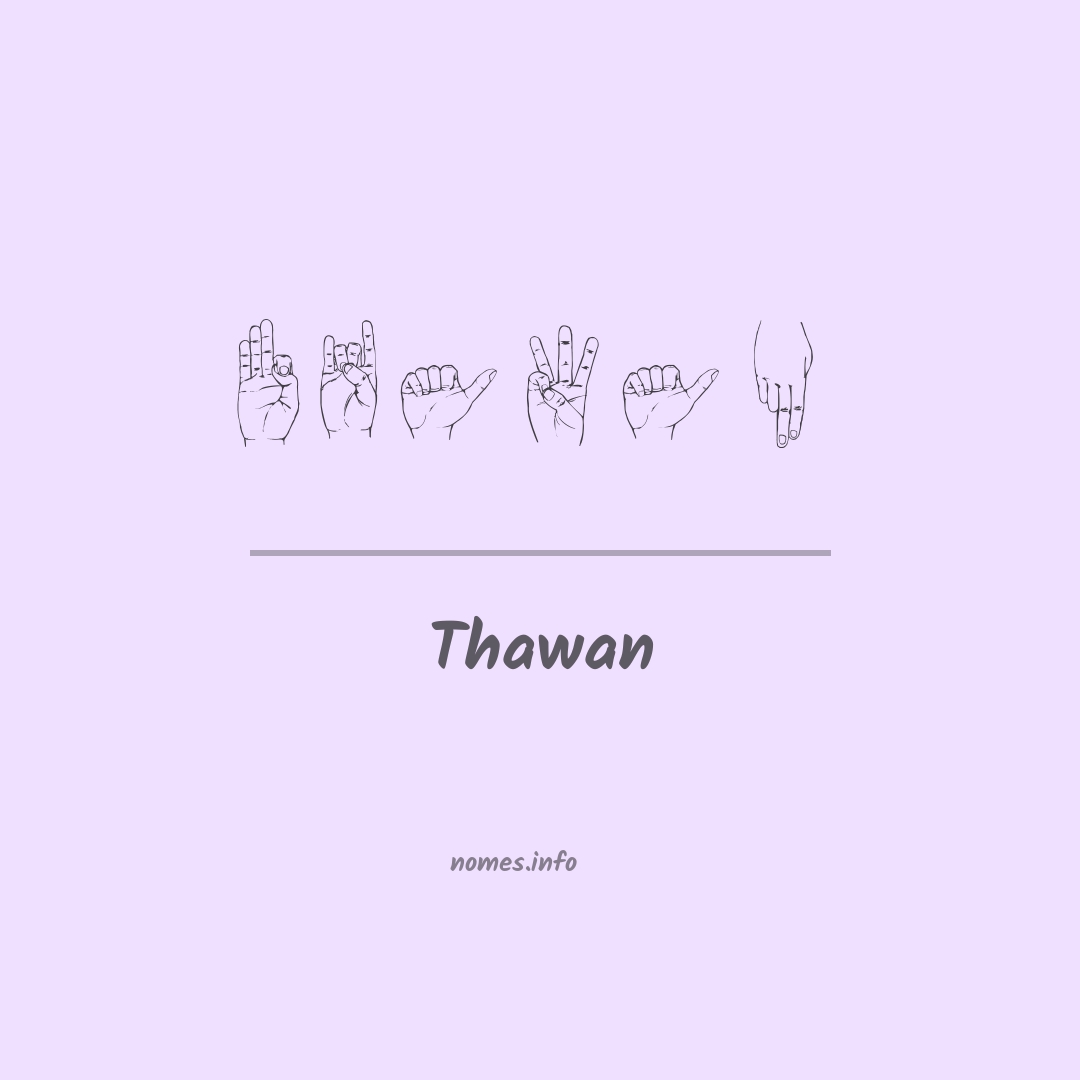 Thawan em Libras