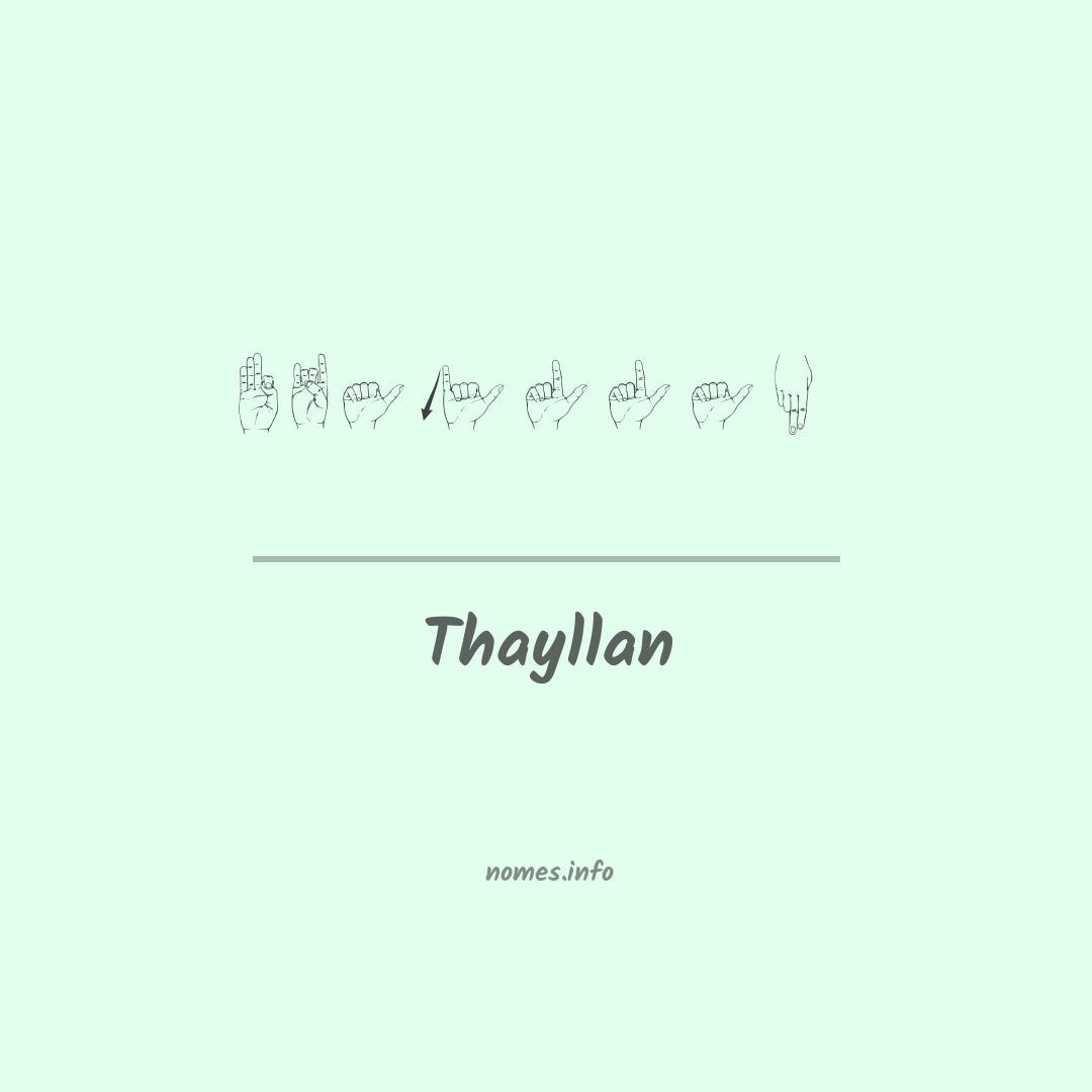 Thayllan em Libras