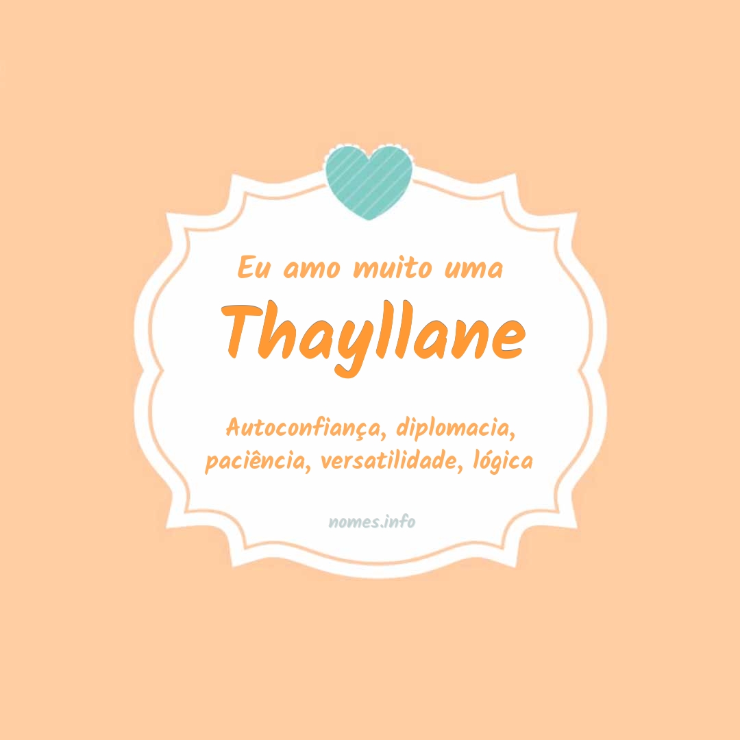 Eu amo muito Thayllane
