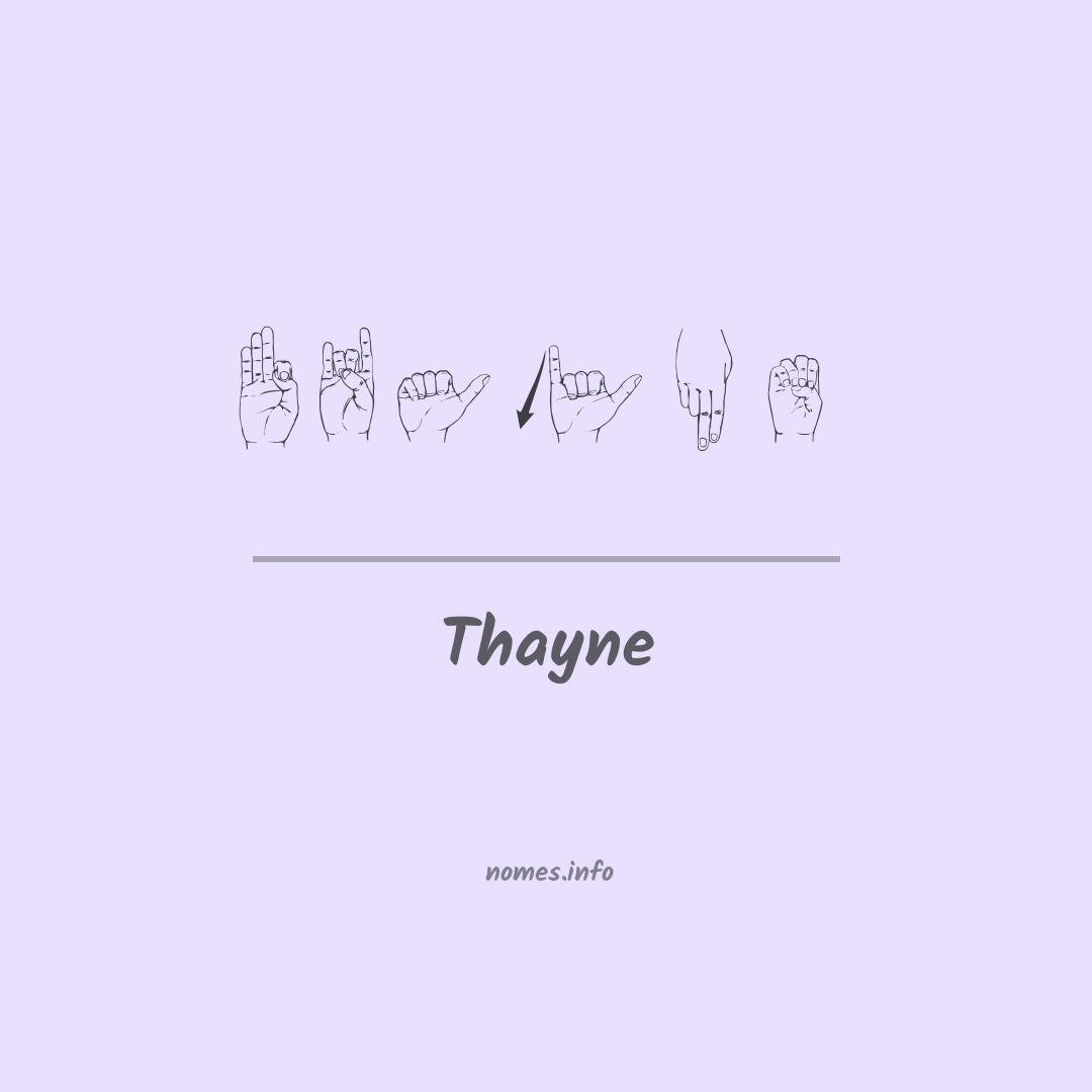 Thayne em Libras Thayne em Libras